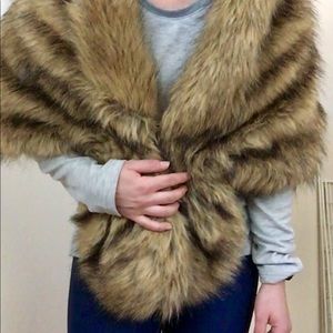 Faux Fur Stole
